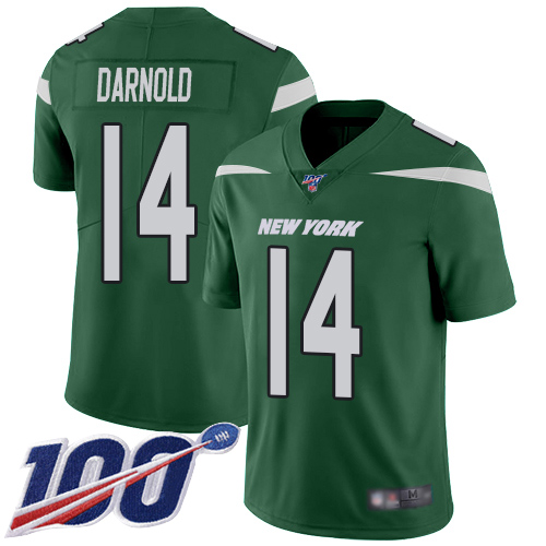 New York Jets Limited Green Men Sam Darnold Home Jersey NFL Football #14 100th Season Vapor Untouchable